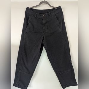 Black Quince Organic Twill Barrel Pant